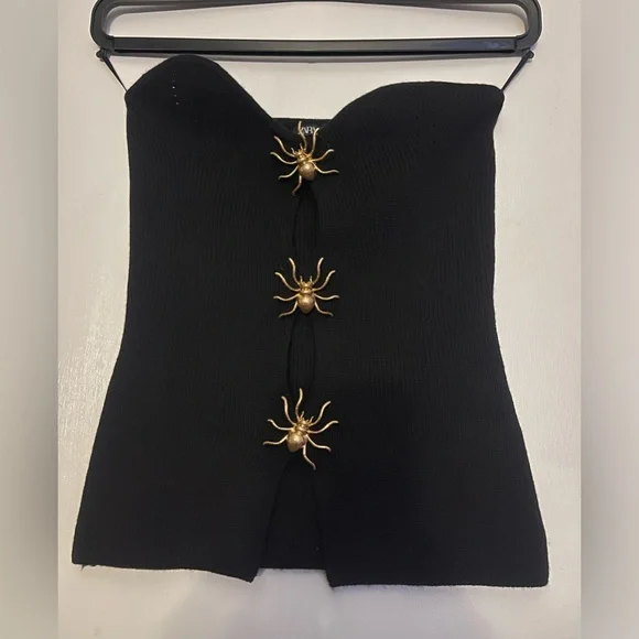 Zara Ribbed spider top - Picture 6 of 7